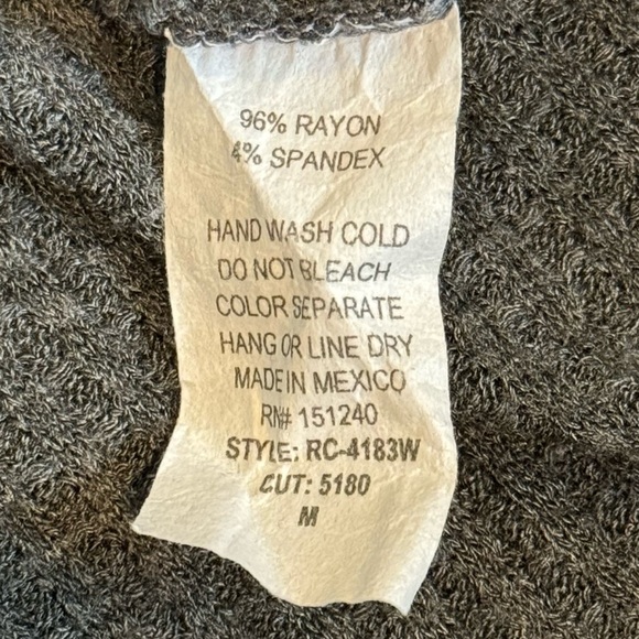 Roller Coster Gray Wrapped Silhouette Mini Dress - Picture 7 of 7